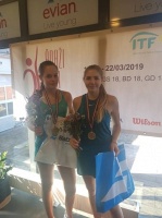 World Tennis Tour Juniors. Adazi Open. Дарья Бутько стала победительницей в паре