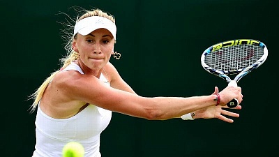 World Tennis Tour. Tennis International Darmstdt 2019. Говорцова уступает в паре.