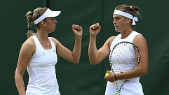 Grand Slam. Wimbledon 2019. Соболенко вышла в четвертьфинал парного разряда