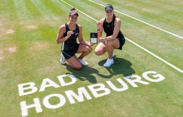 WTA Tour. Bad Homburg Open. Морозова — победительница парного разряда