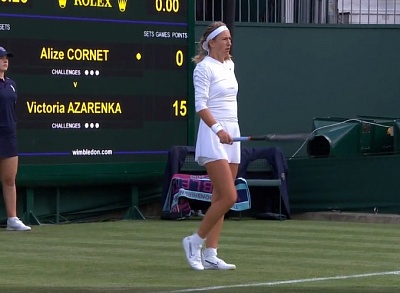 Grand Slam. Wimbledon 2019. Азаренко переиграла Корне.