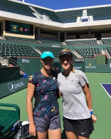WTA Tour. BNP Paribas Open 2019. Белоруски соперничают и наблюдают друг за другом