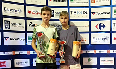 Tennis Europe 14&U. TIM Essonne. Корень первенствовал среди дуэтов