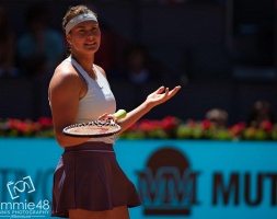 WTA Tour. Mutua Madrid Open. Минус Соболенко