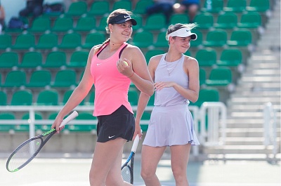 ITF World Tour. Magic Tours. Титул в паре и дерби в финале одиночки