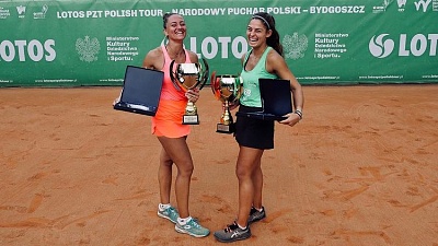 ITF World Tour. Futures Lotos Solano Bydgoszcz Cup. Шиманович — победительница парного разряда