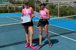 ITF World Junior Tour. Issyk-Kul Summer. В одиночный финал не пробились, в паре стали вторыми
