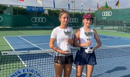 Tennis Europe14&U. Famagusta Cup. Дубик — победительница среди дуэтов