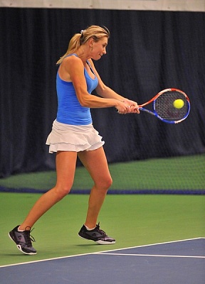 ITF Womens Circuit. $100,000 Midland. Говорцова и Кустова.