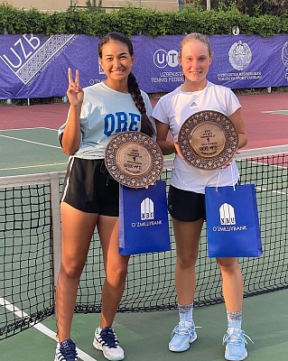 ITF World Junior Tour. Tashkent. У Азарко третий парный титул кряду