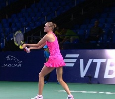 WTA Tour. VTB Kremlin Cup. Саснович выиграла дебютный матч