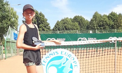 Tennis Europe12&U. Siauliai Tennis Academy Cup. Коренчук — финалистка одиночки