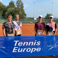 Tennis Europe 16&U. Jelgava Open. Фёдоров — абсолютный чемпион, у Хомротова и Саулевич по парному титулу