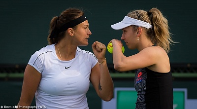 WTA Tour. BNP Paribas Open 2019. Дошли до парного четвертьфинала