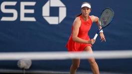 ITF World Tour. Orlando. Лапко снялась