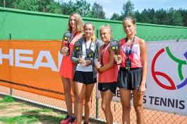   Tennis Europe 16&U. Dynami:t Cup. Хомутянская — абсолютная победительница, в паре — со Сцецевич
