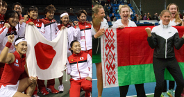 Fed Cup 2015. Матч плей-офф. Замена в составе Японии.