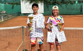 Tennis Europe 14&U. Cacak Open. Лацис — победитель среди пар