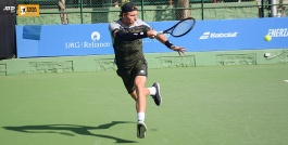 ATP World Tour. Tata Open Maharashtra. Илья Ивашко уступил Симону Жилю