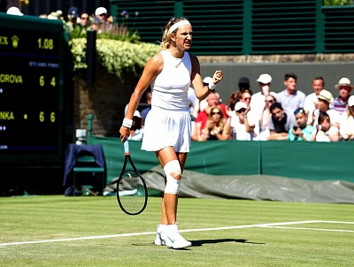 Grand Slam. 2018 Wimbledon Championships. Азаренко начинает и выигрывает