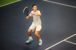 Men's ITF World Tennis Tour. 6th Qatar ITF Futures 2018. Голяк и Хомич проиграли