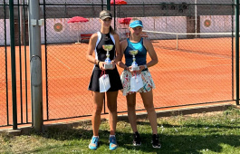 Tennis Europe 16&U. Yason Cup. Разина — победительница парной сетки