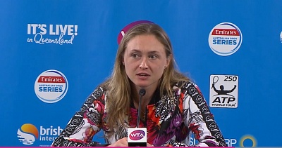 WTA Tour. Brisbane International. Саснович вышла в полуфинал