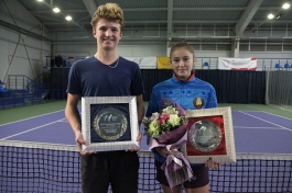 ITF World Junior Tour. BelGlobalGarant Cup. Хомутянская и Остапенков — победители одиночного зачета