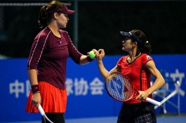   WTA Tour. Volvo Car Open. Морозова в паре