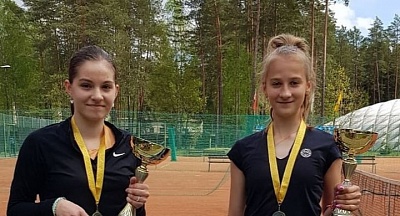 Tennis Europe14&U. Solnechnyy Cup. Кухаренко — победительница парной сетки