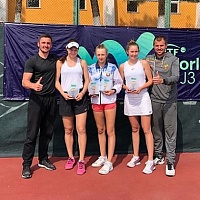 Эвелина Ласкевич, Алена Фалей и Дарья Хомутянская (2019)