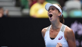 ITF Womens Circuit. Fuzion 100 Southsea Trophy. Победа Лапко в первом круге