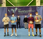 ITF World Junior Tour. Nur-Sultan Open. Оба парных титула за белорусами