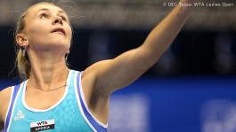 Hobart. Говорцова выбила пятую ракетку турнира. ВИДЕО
