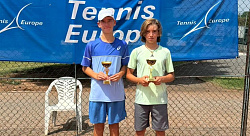 Tennis Europe 14&U. O pohar mesta Rakovnik. Лучше получилось среди дуэтов