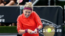 WTA Tour. ASB Classic. Проигрыш Азаренко