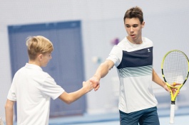 ITF World Junior Tour. Karaganda Open. Вышел на напарника