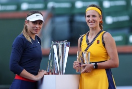 WTA Tour. Adelaide International. Парная разминка перед очной встречей