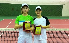 Tennis Europe 14&U. Heydar Aliyev Memorial Cup. Белов победитель среди дуэтов