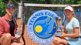 Tennis Europe 14&U. Varitex Lodz Cup. Тригубкина первенствовала в парном разряде