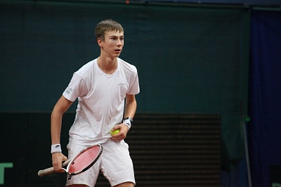 World Tennis Tour Juniors. Biotehnos Cup 2019. Згировский побеждает в тандеме