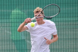 Men's ITF World Tennis Tour. Aktobe ITF International Tournament. Лютаревич в полуфинале