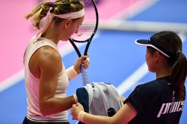 WTA Tour. Toray Pan Pacific Open. Азаренко снялась по ходу первого сета