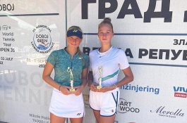 ITF World Junior Tour. Doboj Juniors Open. Лучше получилось в парном
