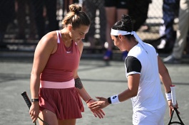 WTA Tour. Credit One Charleston Open 2022. Соболенко проигрывает в паре.