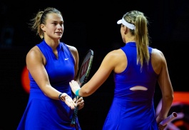 WTA Tour. Porsche Tennis Grand Prix 2022. Соболенко побеждает в парном разряде.