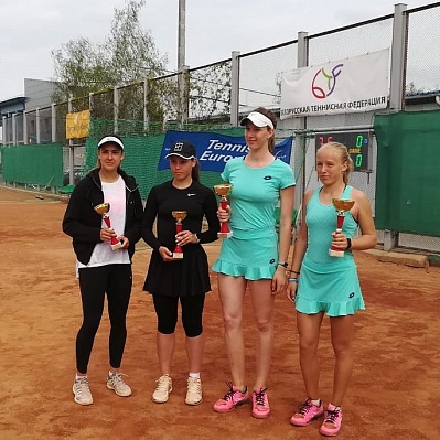 Tennis Europe 16&U. Pinsk Open. Сцецевич и Титовец — победительницы в паре